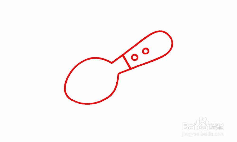 简笔画勺子怎么画