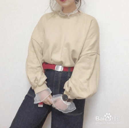 日系古着女孩变可爱的秘密！蕾丝衬衣创意穿搭，春天就该这样穿！