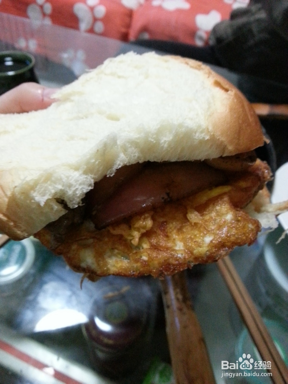 营养丰富的汉堡