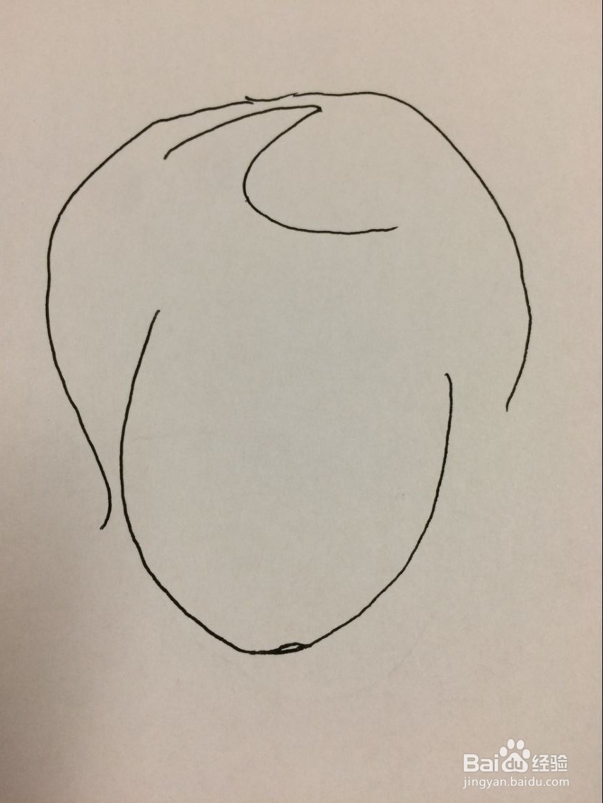 年轻妈妈头像简笔画法