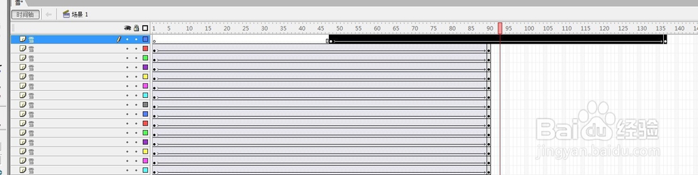 flash制作绘制雪花飞舞的场景