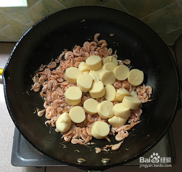 日本豆腐烩磷虾的做法