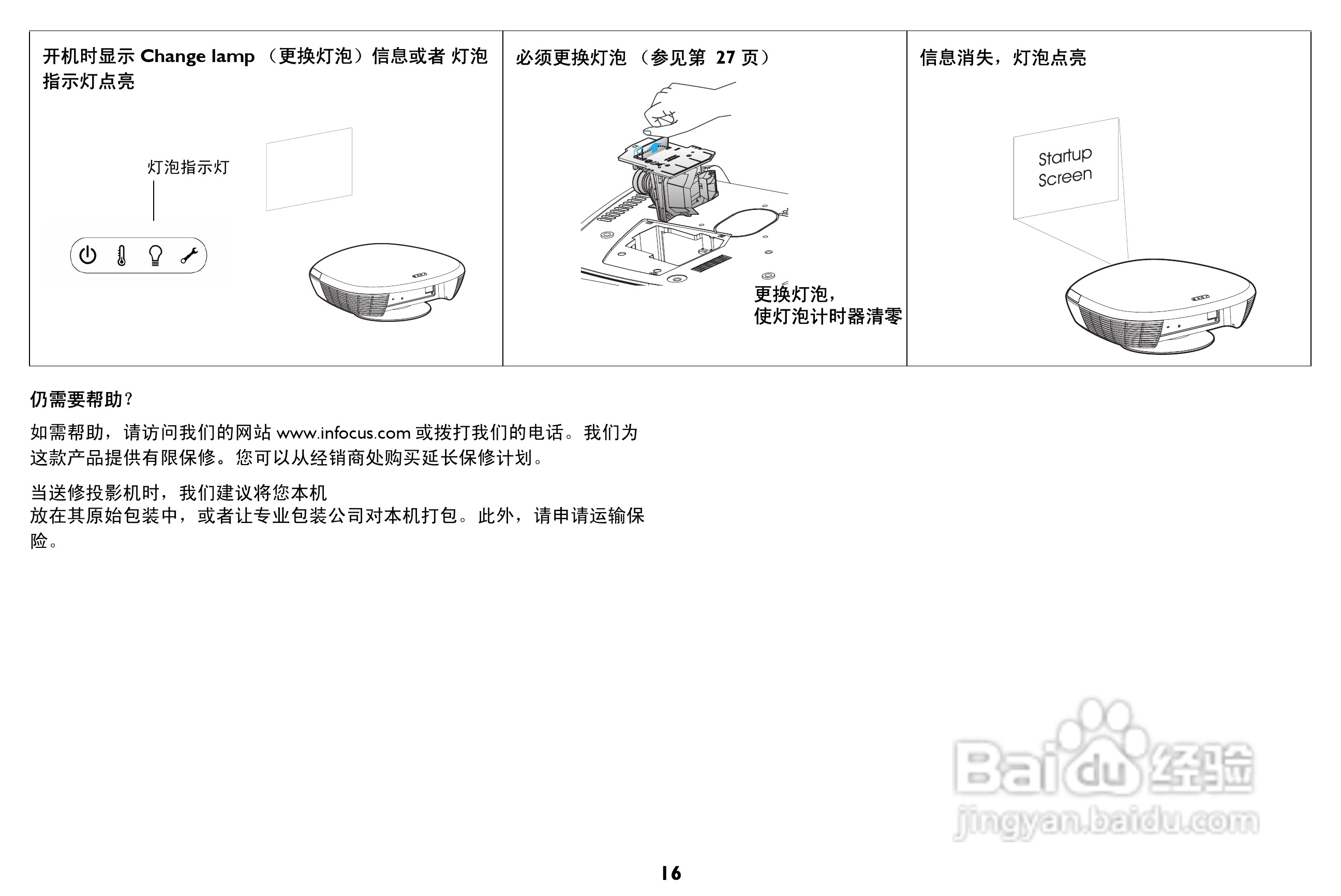 富可视 IN82投影机说明书:[2]