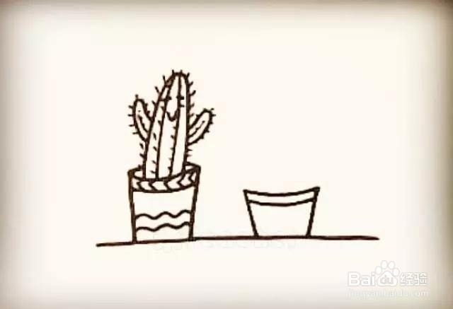 仙人掌简笔画怎么画呢？