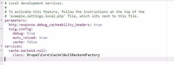 Drupal 8 自动清除缓存(disable cache)