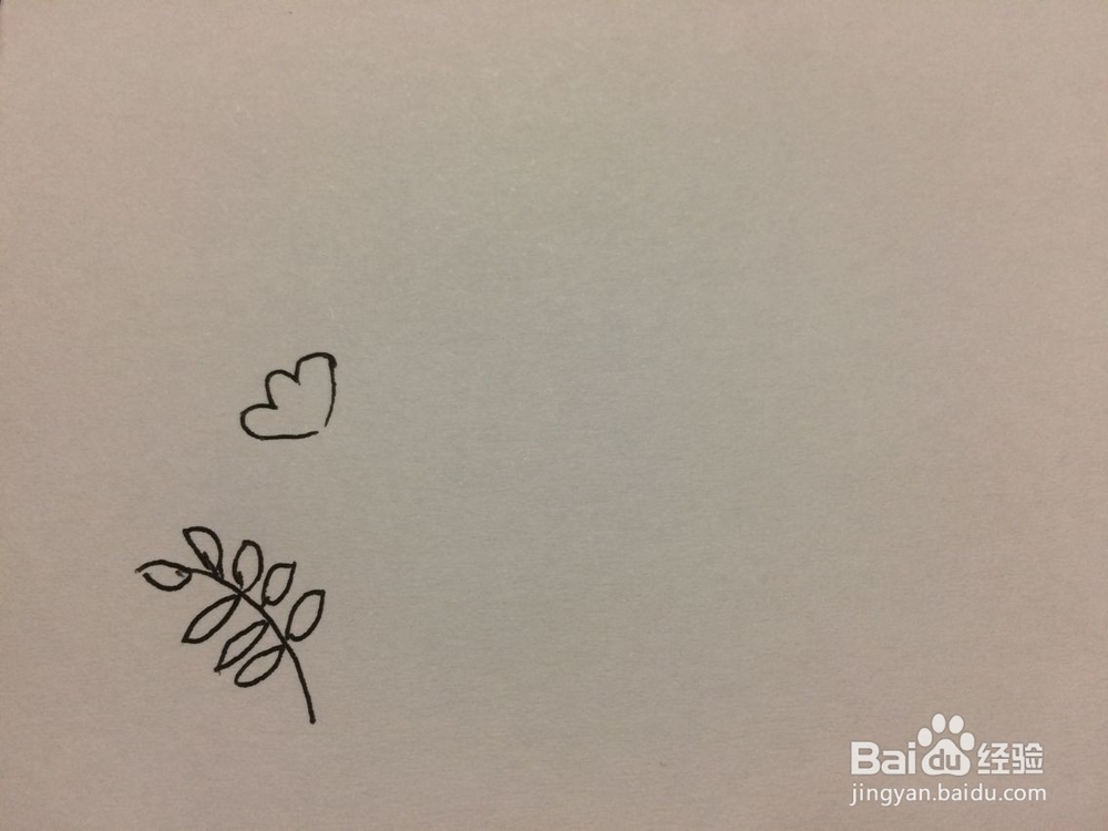 黑板报小花插图的画法