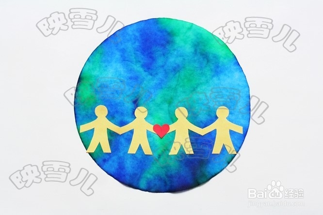 地球日手工：咖啡滤纸地球