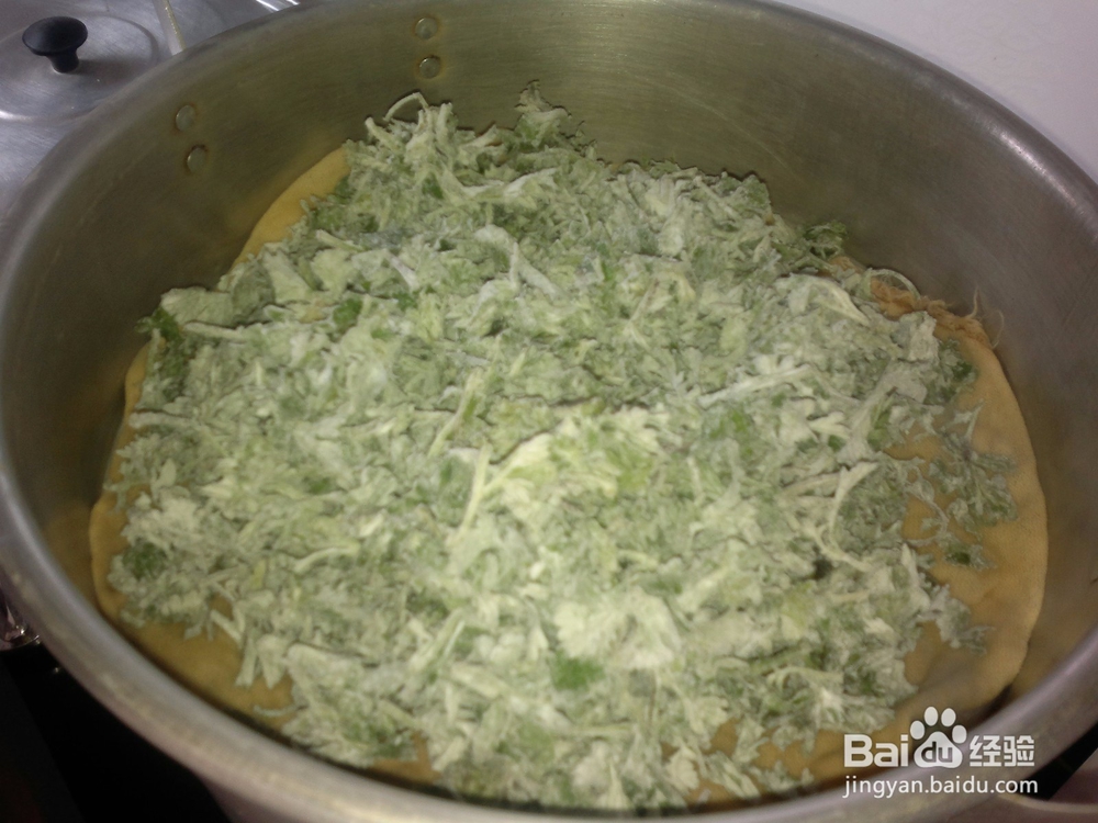 可多吃的健康减肥食品蒸艾草的做法