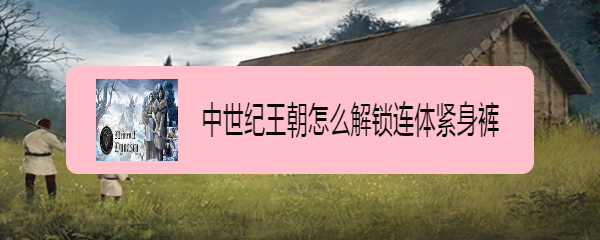 中世纪王朝怎么解锁连体紧身裤