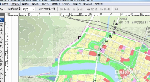 如何在ps里画道路？