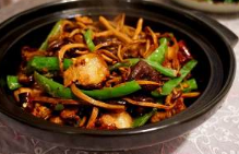 滋补良品，茶树菇炒肉