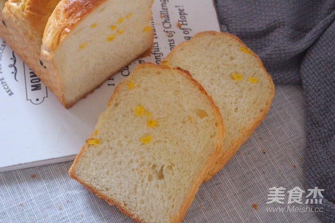 玉米吐司的做法