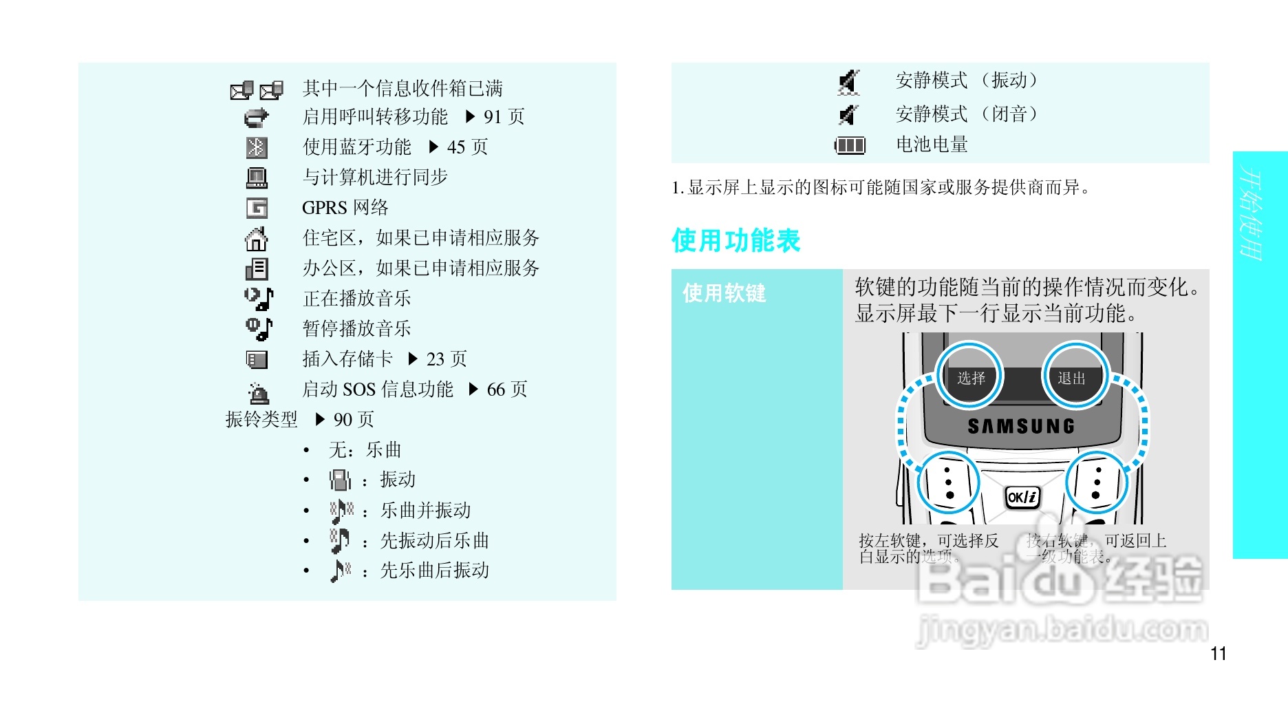三星SGH-D908手机使用说明书:[2]