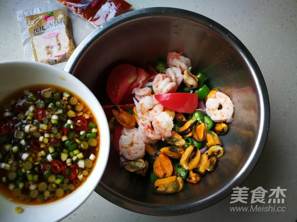 海鲜蔬菜沙拉