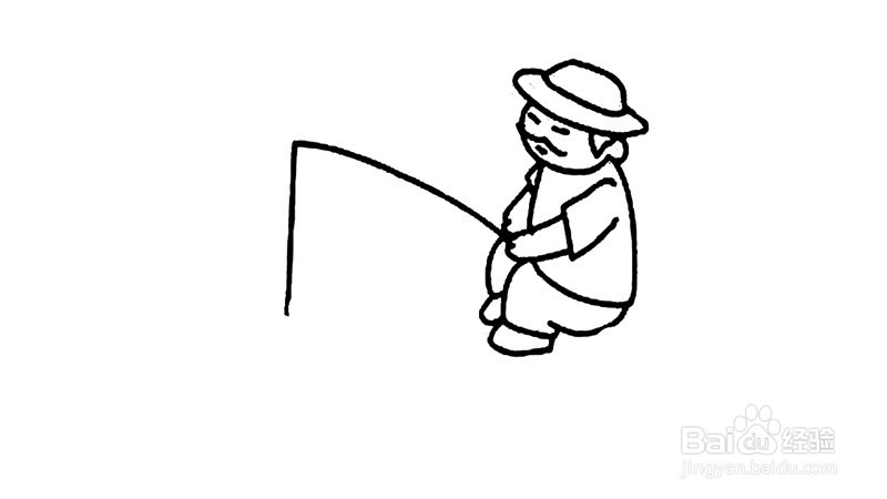钓鱼怎么画才好看