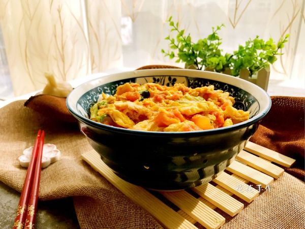 奶酪番茄鸡蛋面