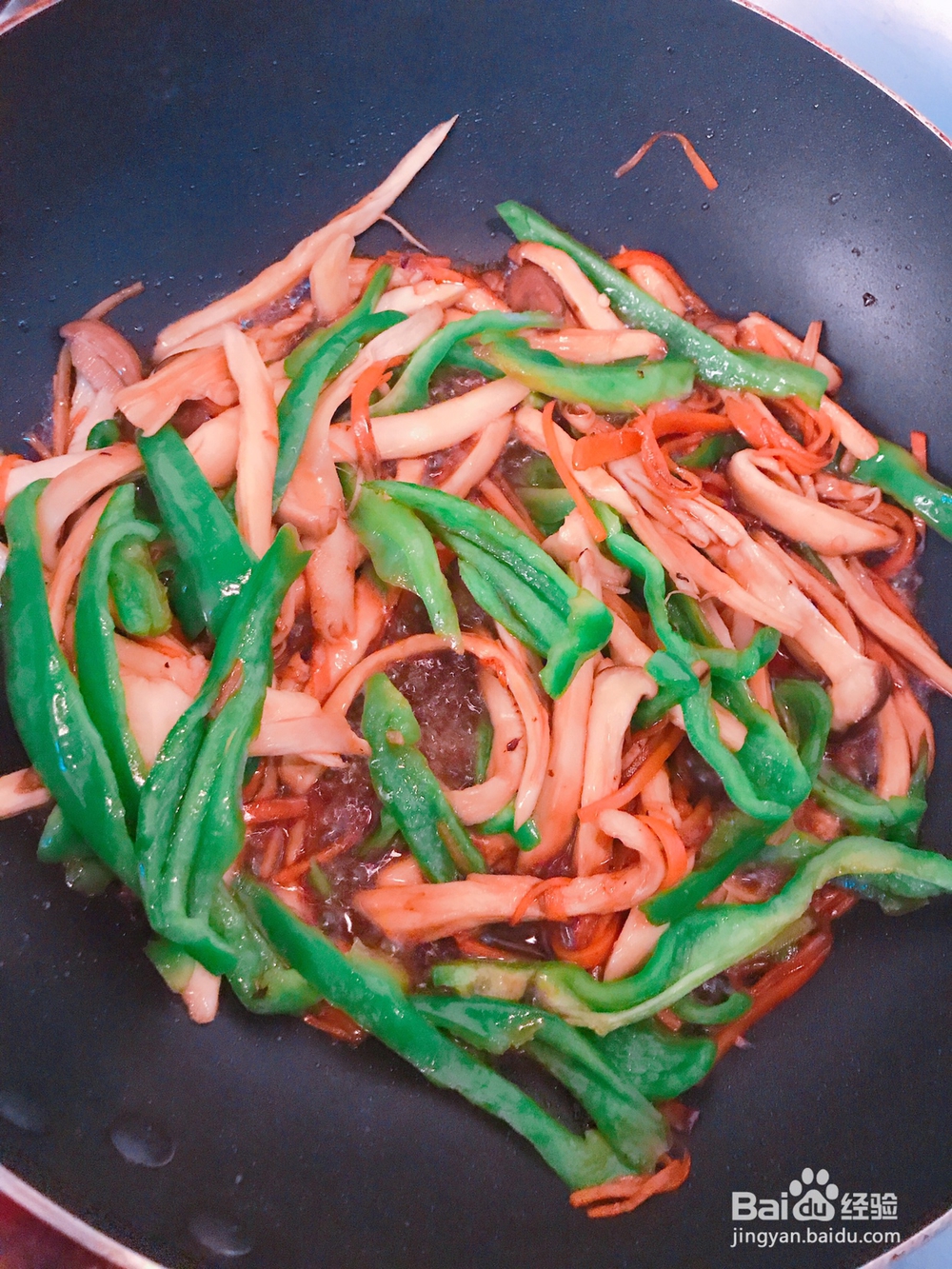 看完就会的杏鲍菇胡萝卜青椒