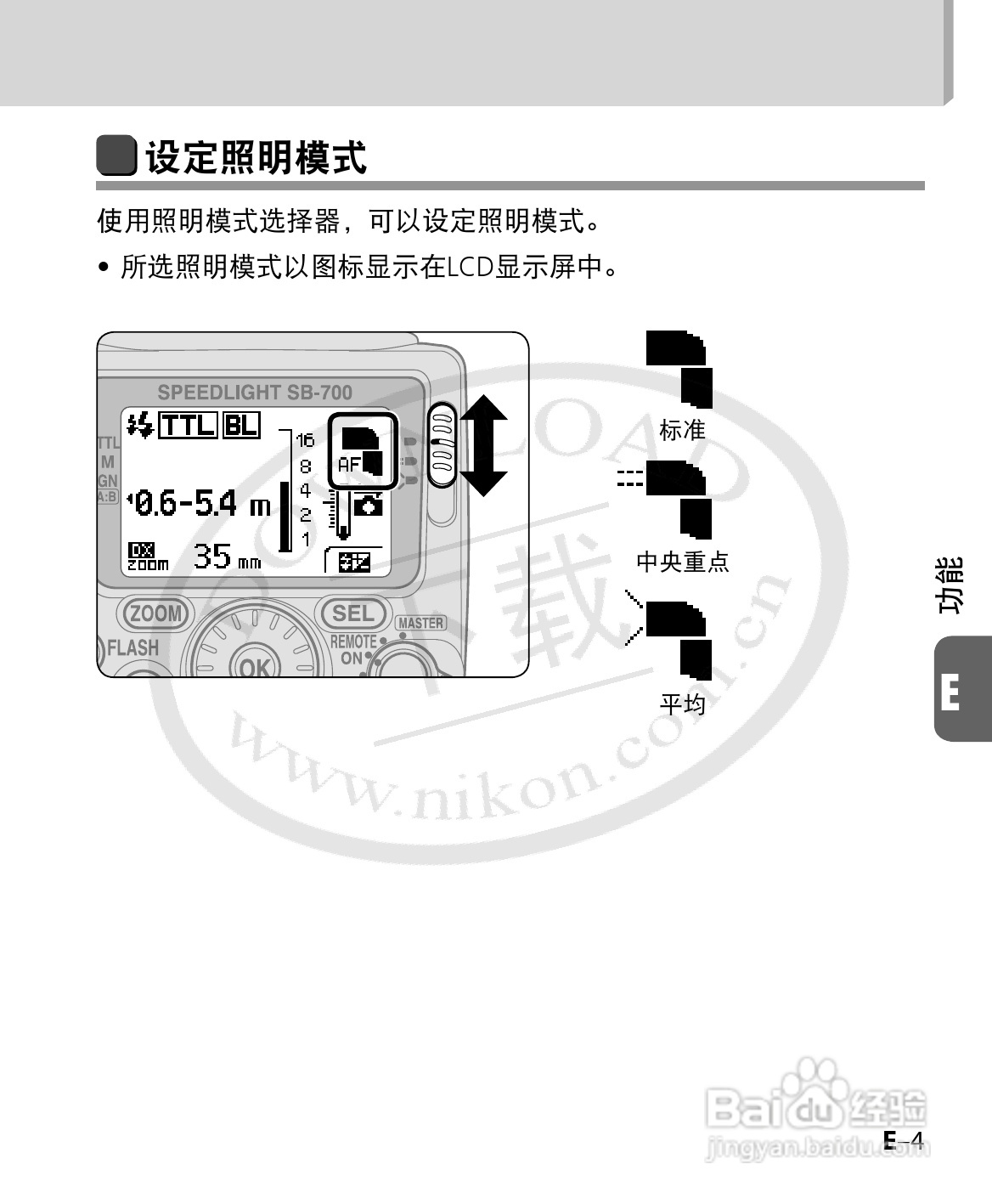 尼康SB-700数码相机使用说明书:[10]