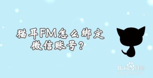 猫耳FM怎么绑定微信账号