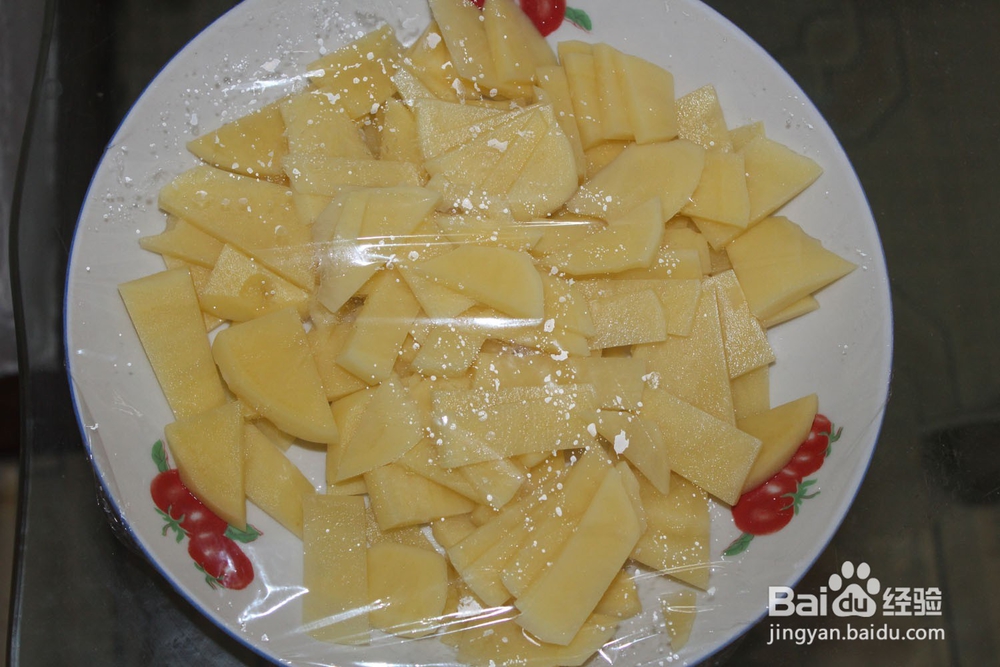 土豆花朵面包的做法