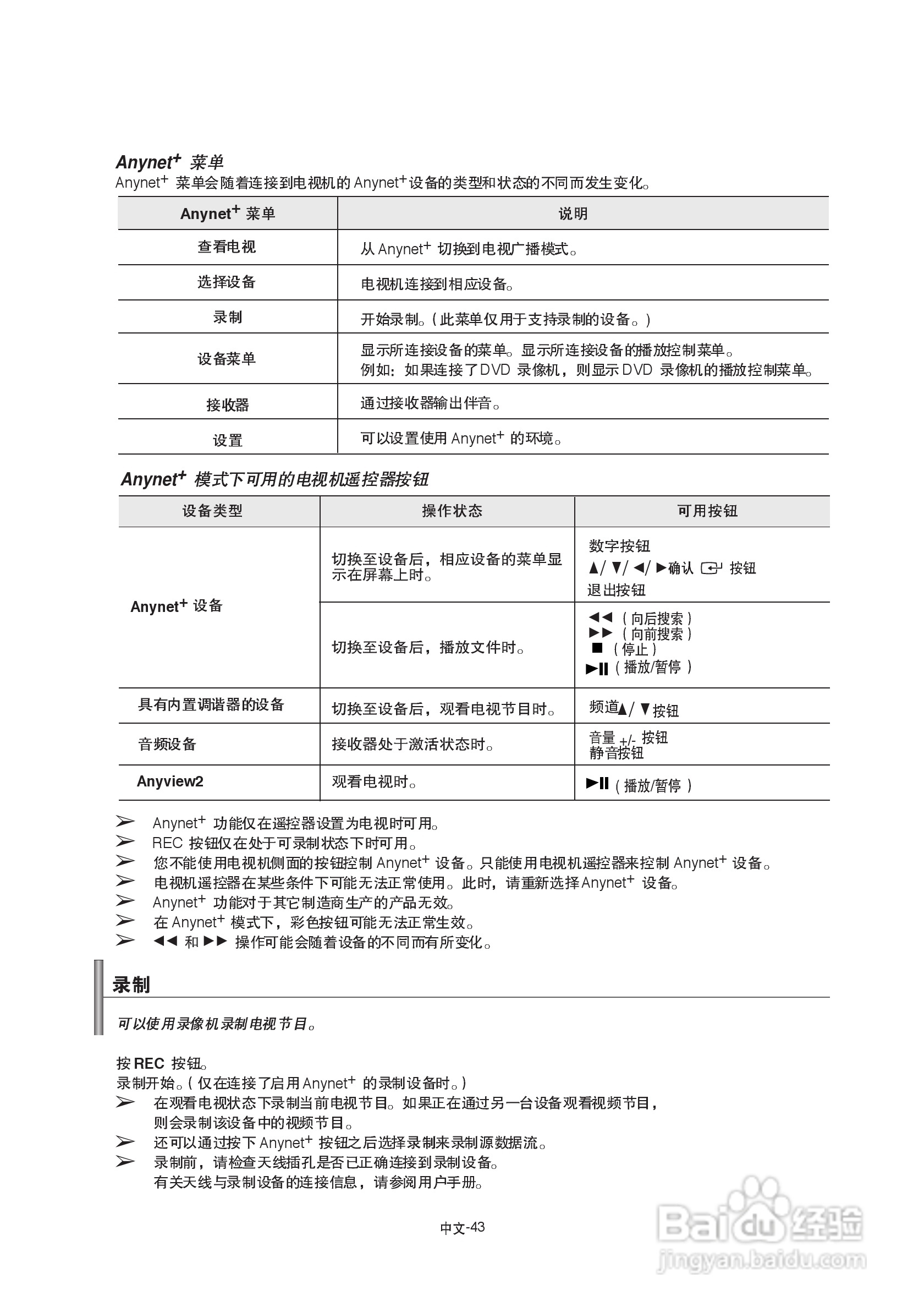 三星LA46F81B液晶彩电使用说明书:[5]