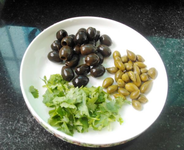 烤彩椒橄榄沙拉