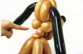 魔法气球造型系列之精品气球小狗