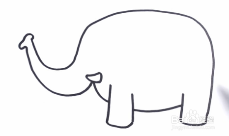 简笔画——大象