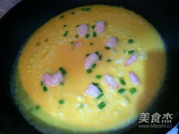 无油版虾仁裹蛋