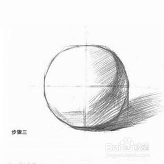 素描怎么去画圆球