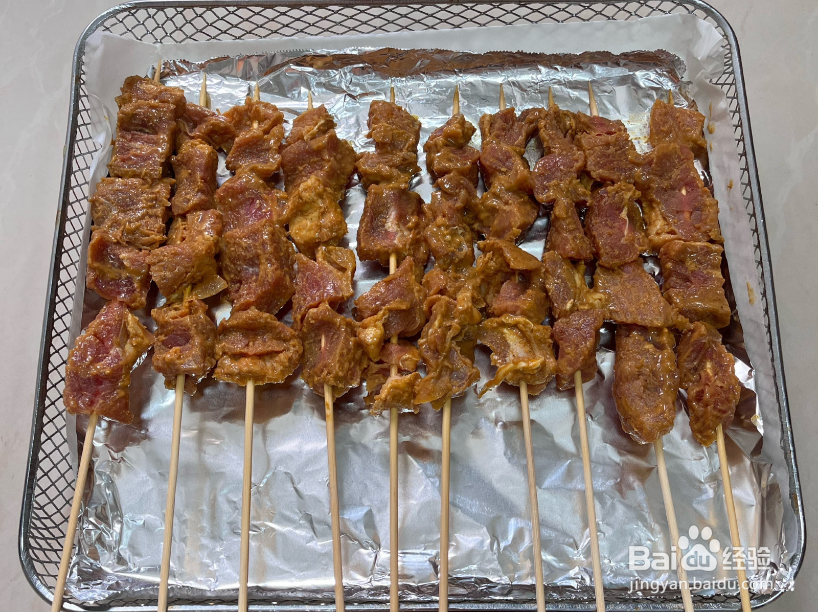 沙嗲牛肉烤串的做法