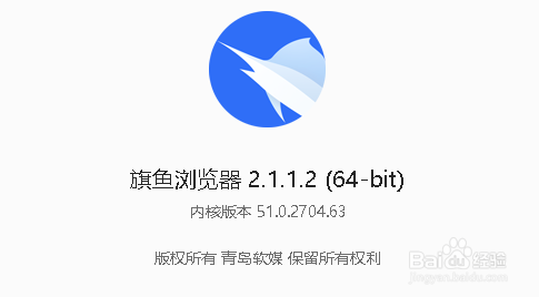 如何查看旗鱼浏览器版本号