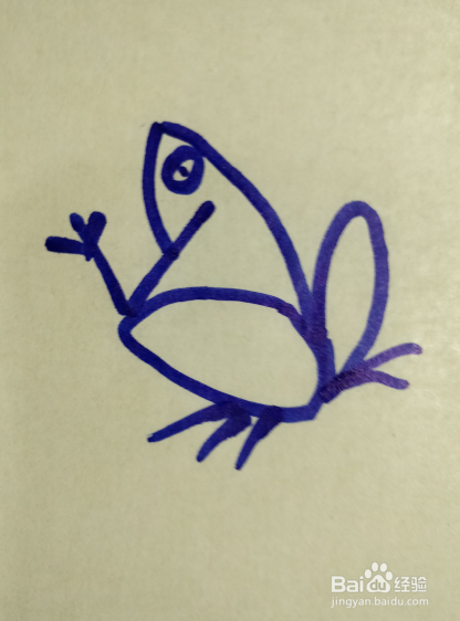 青蛙的简笔画怎么画?