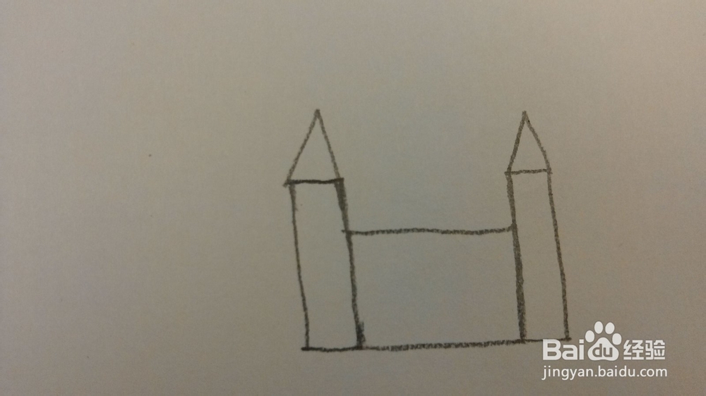 一分钟简笔画—跟我一起画城堡