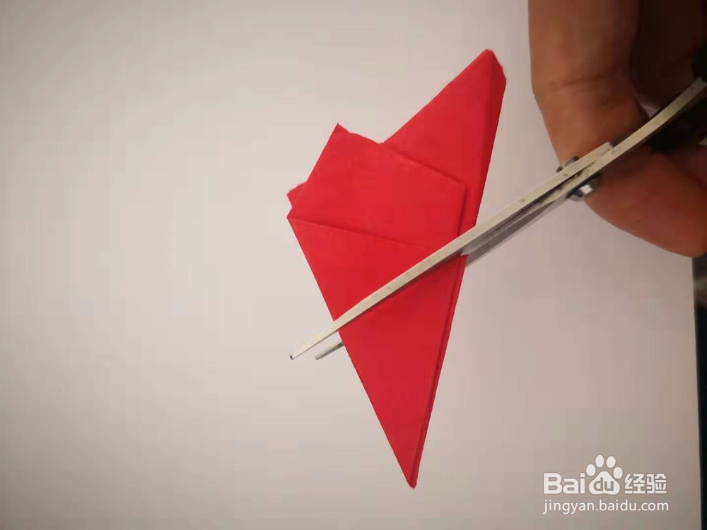 立体五角星的简易折法