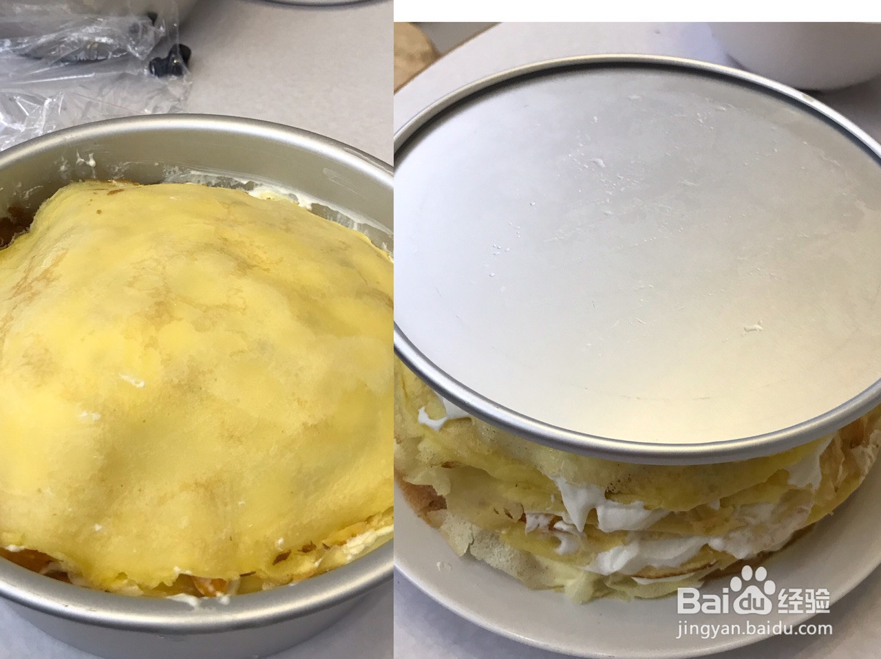 芒果千层蛋糕的做法