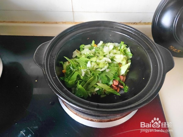 蔬菜鸡蛋炒饭的做法