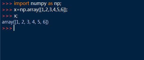 如何使用numpy中的ndarray对象创建数组并展示