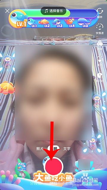 抖音大鱼吃小鱼怎么弄