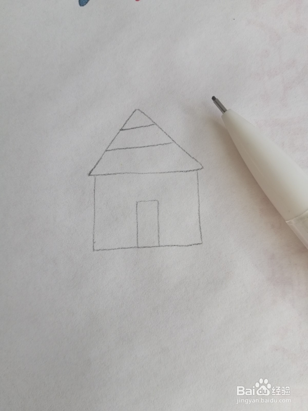 有烟囱的房屋应该怎么画?