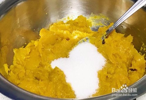 做饼之南瓜糯米芝士饼家常做法教程