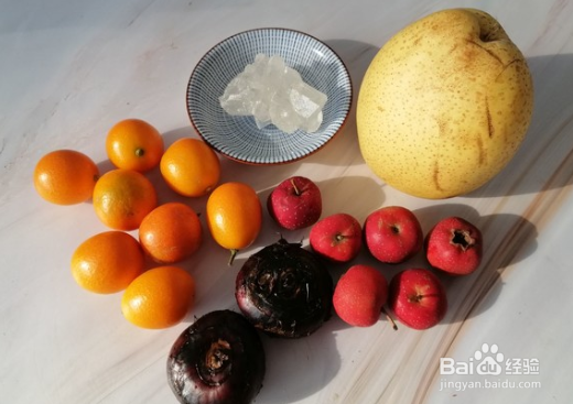 金桔雪梨水的做法