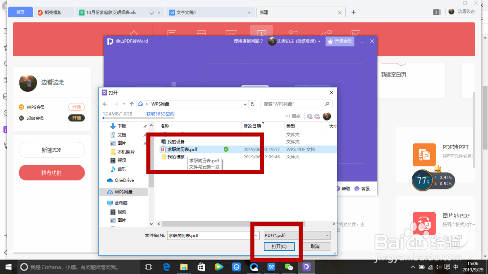如何利用WPS将PDF转化为Word文档