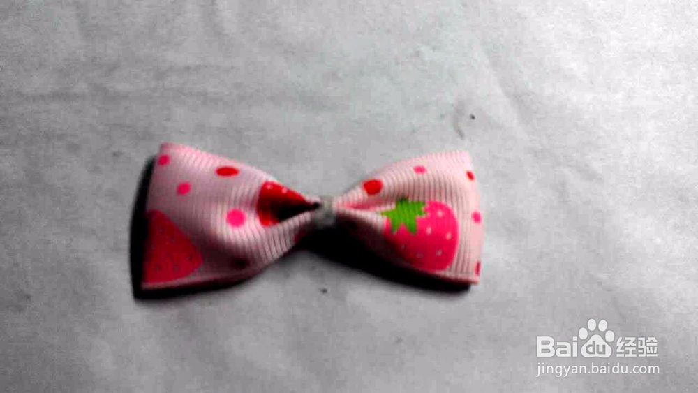 儿童头饰蝴蝶结手工diy