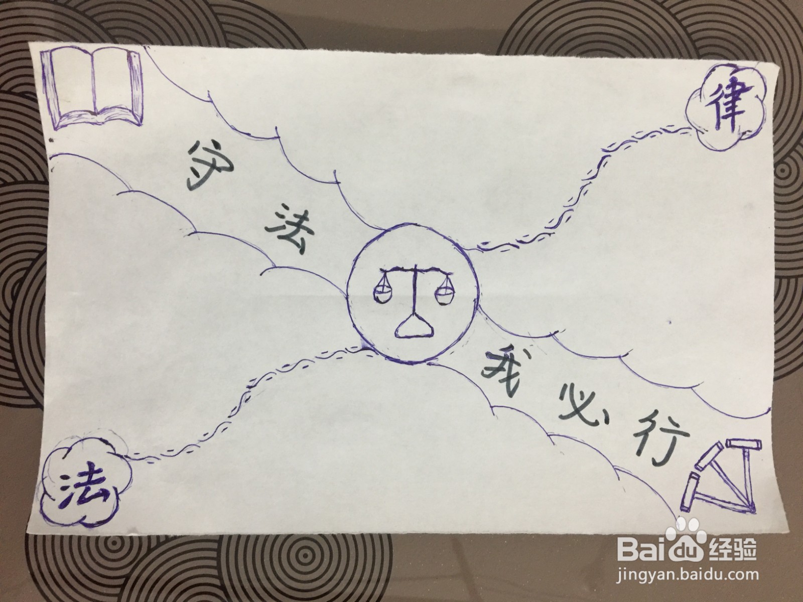 守法我必行手抄报