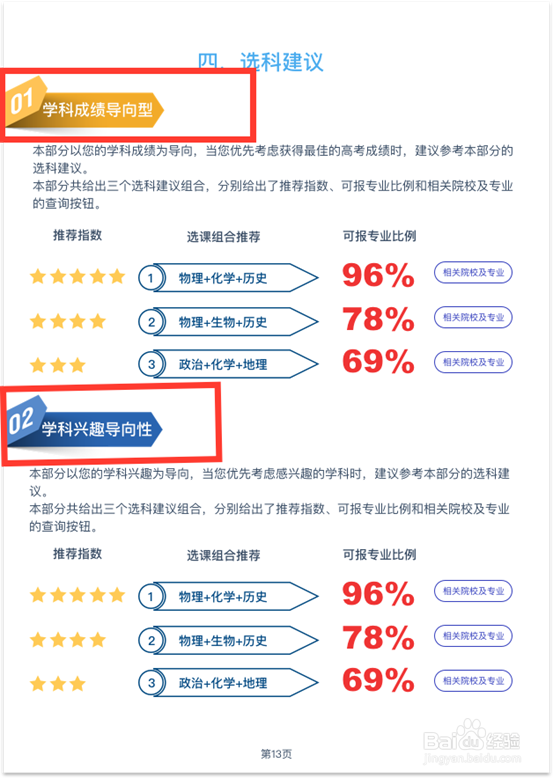 新高考选科测评产品使用指南
