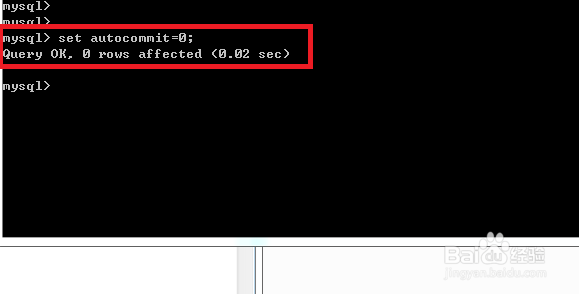 MySQL怎么关闭自动提交事务