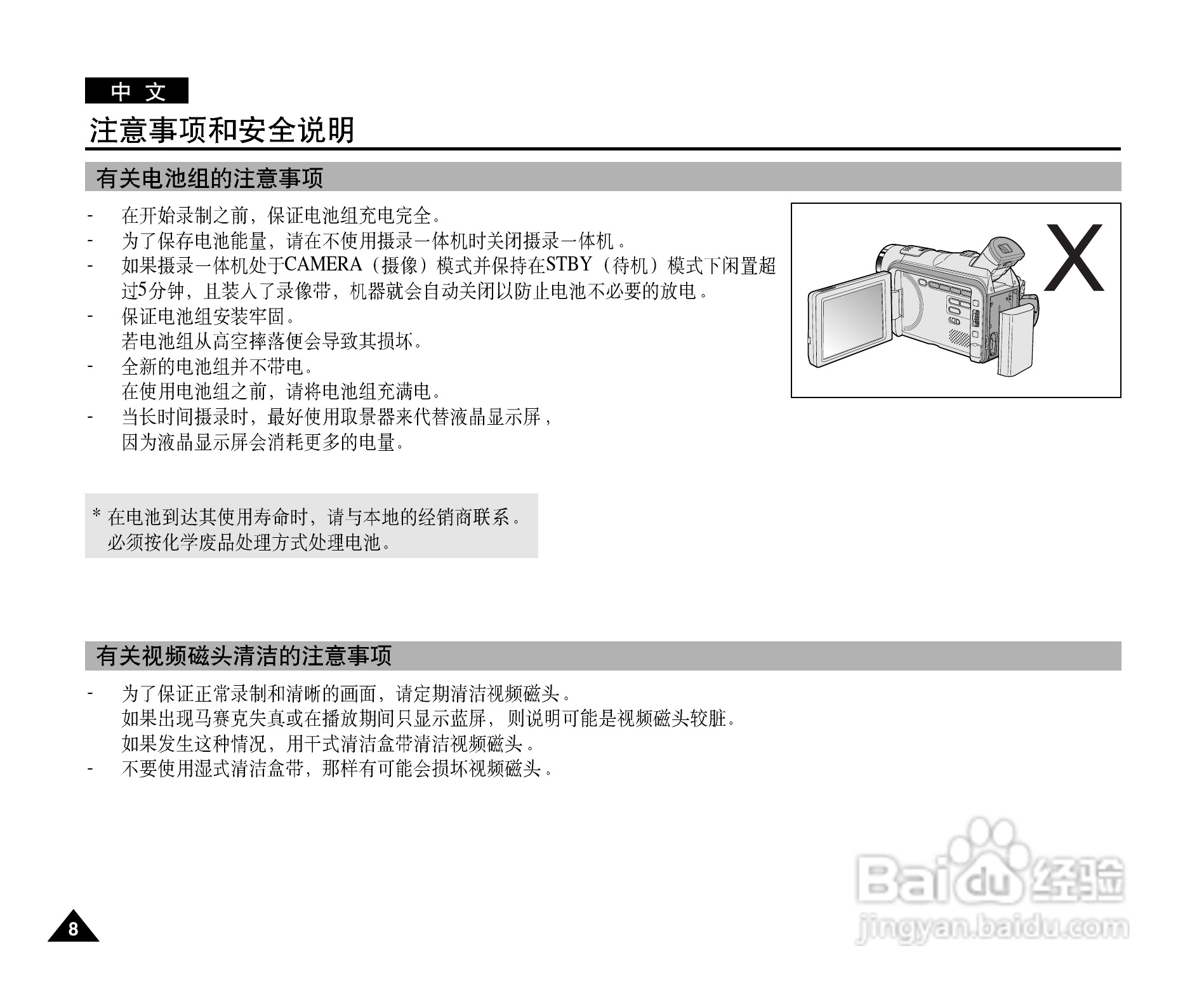 三星VP-D107(i)数字摄录一体机用户说明书:[1]