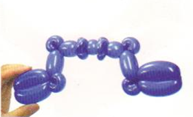 魔法气球造型系列之儿童脚踏车气球制作（上）