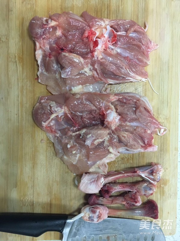 不用油的鸡肉蔬菜卷